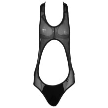 Plus Size Bodysuit Men Hollow Out Sleeveless See-Through Mesh Fitness Wrestling Singlet Leotard Bulge Pouch Skinny Jumpsuit Home