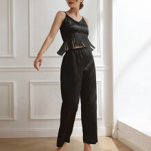 Women Pajamas Lingerie Satin Lingerie Sexy Nightie Slips Sleep Sets Sexy Slips Sleepwear Nightgown Women's Pajamas Pants Set