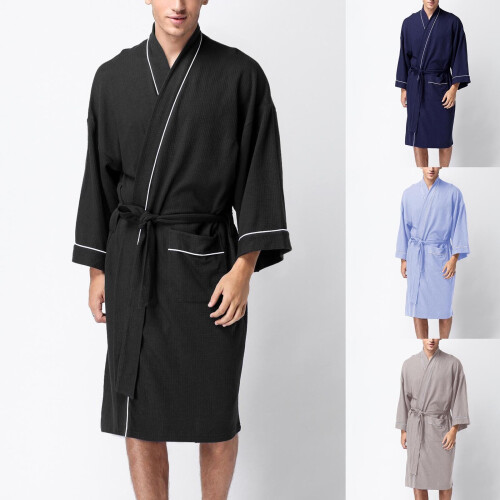 Sock Boy Bathrobe Soft Cotton Bathrobe Spring Robe 2