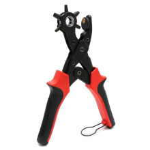 40GC 6 Sized Heavy Duty Leather Belt Eyelet Holes Punch Pliers Revolving Hand Punches