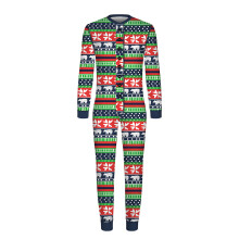 Men Onesies Striped Printed One Piece Pyjamas Casual Jumpsuit Nightwear Long Sleeve Sleepwear Adult Onsie Pajamas