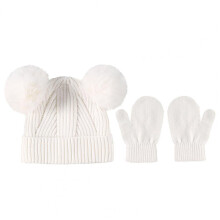Universal Hat Mittens Soft Baby Girls Boys Kids Beanie Cap Gloves Kit Thickened Acrylic Children Hat Mittens for Trip