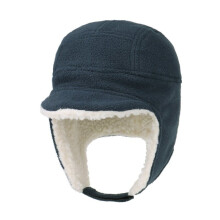 Winter Boys And Girls Outdoor Skiing Windproof Thickened Lamb Down Children Ear Cap Warm Cap