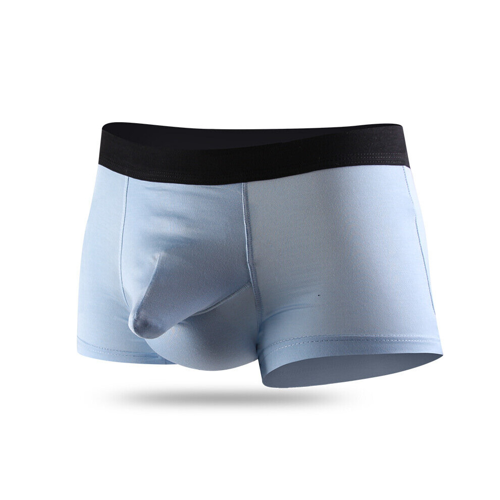 Men's Underwear Ice Silk Sexy Convex Pouch For Men's Briefs