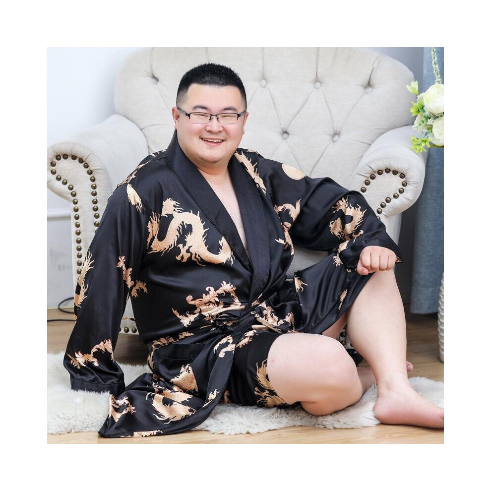 Sleepwear Boohoo Dressing Gown Bathrobe Satin Night Suit Men Men's