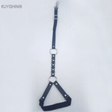 Unisex Men Women Harajuku Single Strap Clip Leather Punk Suspender Hook Adjustable Leg Ring Sock Garter Belts