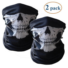 Bicycle Ski Skull Half Face Mask Ghost Scarf Skull Masks Skeleton Magic Use Neck Warmer Cod Funny Mask#in Stock#