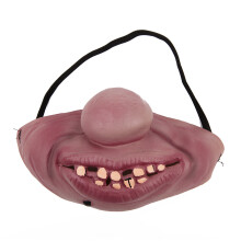 Face masks Adult Clown Latex Mask Joy Cosplay Props Humorous Elastic Band Half Face Halloween Party Masks