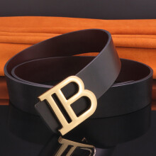 High belts letter Slide buckle Girdle 3.7cm Wide leather Cowskin Casual boys cintos masculinos