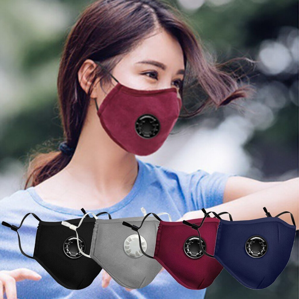 Dustproof Pm2.5 Windproof Filter Insert Pollution Masks Anti-Ultraviole Washable Reusable Maske Outdoor Protect Mouth Caps 885658906979