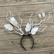 Halloween Cosplay Cat Ears Lolita Headgear Witch Horns Hat Headwear Mask Queen Adult Party Costume Props