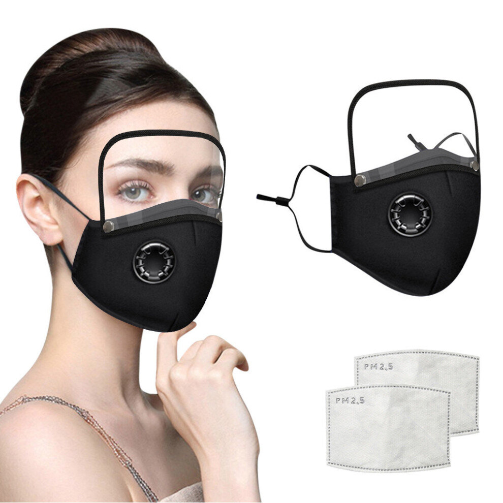 Adults Face Mask With Filter And Detachable Eye Shield Respirator Mask Cosplay Mascarillas Facemask Cosplay Decoration 885658907860