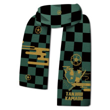 Demon Slayer Kamado Nezuko Dimensional scarf winter Textile Keep warm Bib Couples Parent-child Supplies