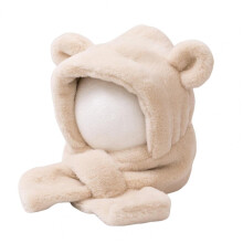 Washable One-Piece Neck Warmer Heat Retention Winter Hat Scarf Kids Winter Hat Scarf Head Protection