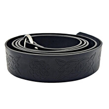 Belt O Ring Belt Retro Renaissance Knight Belt PU Leather For Men COSPLAY Stage Props Embossed Adjustable Durable Belt Gift