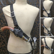Medieval Men Sword Belt Waist Sheath Scabbard Holder Knight Battle Larp Costume Rapier Ring Belt Frog Shoulder Strap For Cosplay