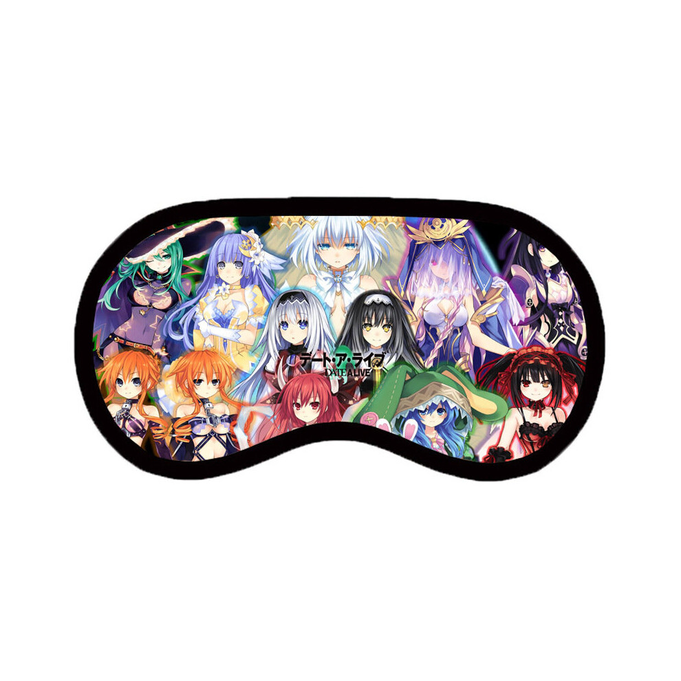 Himekawa Yoshino Masks Woman Anime Eye Mask DATE A LIVE Cartoon Sleeping Blindfold Yatogami Tohka Sleeping Cosplay Gift