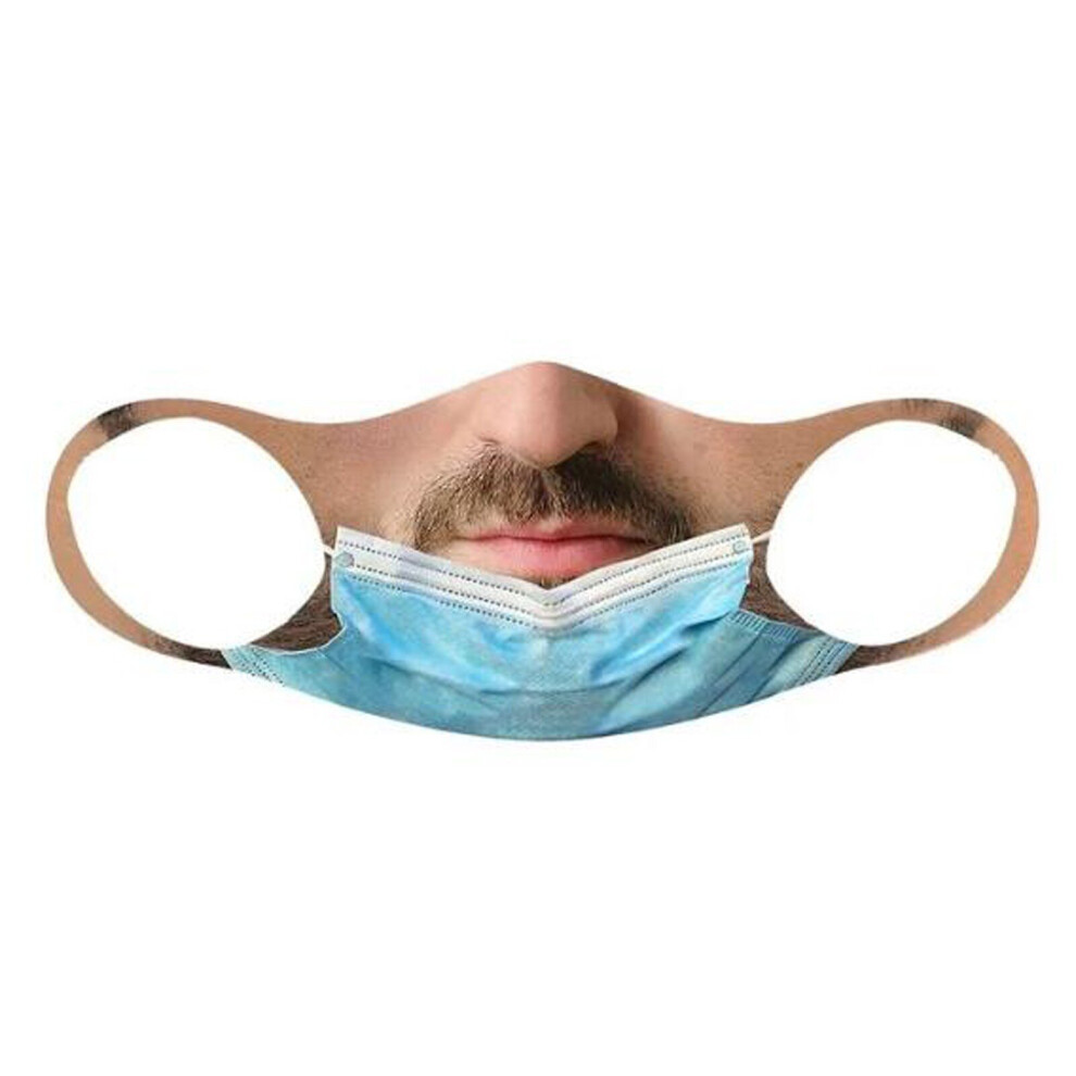 Multicoloured Adult Reusable Face Mask Protective Fabric For Making Mask Faces Cloth Mask For Face Adult Men Mouth Cap Halloween Cosplay