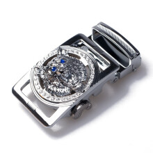 Waist Art Alloy Wolf Business Belt Buckle Automatic Buckle Heads for Mens Leather Men Jeans Fit 3.5cm Ratchet Belt metal rings