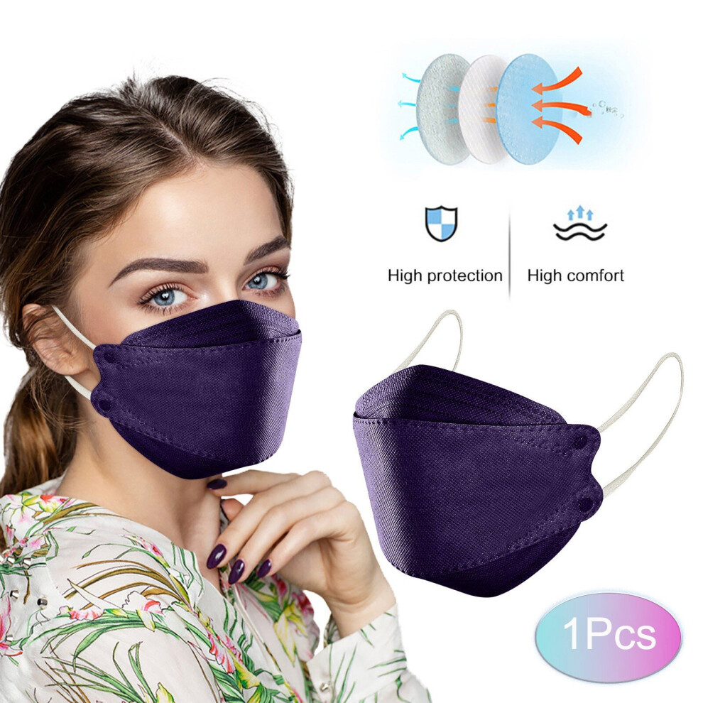 Multicoloured Face Mask Adult Disposable Face Mask Adult Adult Fish Non Woven Face Mask Halloween Cosplay Mascarillas Desechables ?????