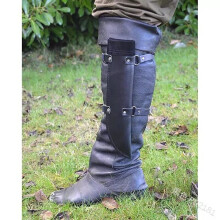 Medieval Hidden Dagger Scabbard Leg Poniard Sword Sheath PU leather Holder Larp Pirate Warrior Costume Accessory For Men