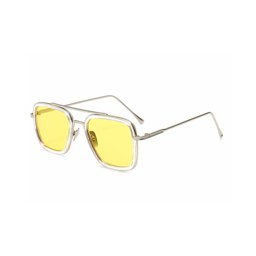 Superhero Cosplay Man Sunglasses Square Outdoor Sport Glasses Edith Eyewear Props Multicoloured