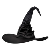 Halloween Folds Witch Wizard Hat Angled Witch Hat Steeple Wizard Hat Cosplay Headgear Creative Devil Cap Props