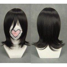 Bleach Kuchiki Rukia Cosplay Wig Short Curly Heat Resistant Synthetic Hair Halloween Costume Anime Party Wigs+ Wig Cap