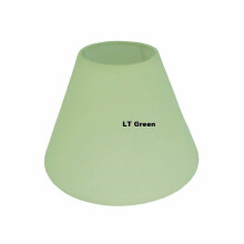 (Light Green) 9" Cotton Textured Fabric Coolie Shade