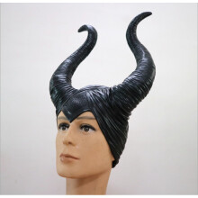 Queen Costume Accessories Cosplay horn hat Sleeping Beauty witch headdress party props Halloween Costume headdress hat