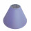 (Lilac) 9" Cotton Textured Fabric Coolie Shade 1