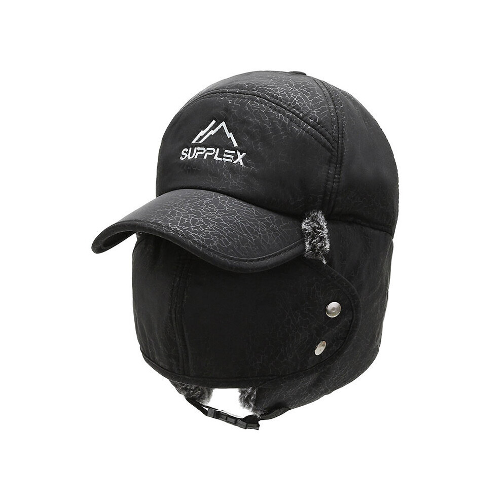 Winter Thickened Ski Mask Thermal Face Cover Cap Hat With Earflaps Outdoor Windproof Mask Hat Warm With Earmuffs Multicoloured 885658878061