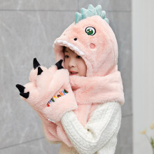 Winter Kids Scarf Hat Dinosaur Cap for Boys Girls Toddler Children Head Accessories Fancy 3-10 Years old