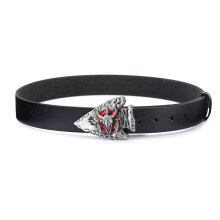 Western cowboy zinc alloy triangle struggling bull gesture buckle leather collocation jeans item