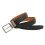 Double-sided Use Reversible Men's Rotating Buckle Belt Leather Belt 4