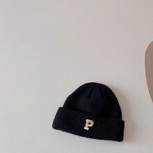 hat Men's caps beanie Children's solid knitted hat letter boys and girls' wool hat Caps cap
