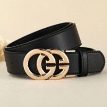 High Women's Leather Belt Buckle Belts Business Automatic Buckle Belt Belts