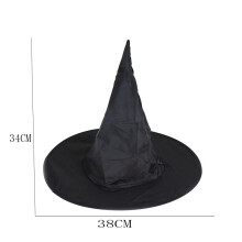 Halloween Adult Womens Witch Hat For Halloween Fancy Dress Party Costume Accessory Peaked Cap