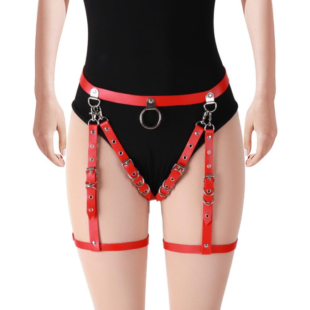 Adjustable Leather Leg Garter Erotic Body Harness Strap Women Belt Sex Body  Sexy Costumes Suspender Buttocks Harness on OnBuy