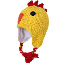 Lovely Chicken Hats Baby Caps Kids Aviator Soft Hat Winter Cap Children Earmuf Warm Boys and Girls Eargflap Winter Accessories