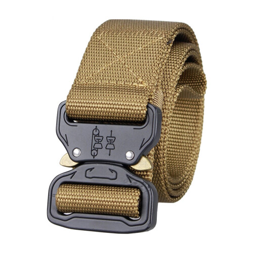 Men's Army Tactical Belt Heavy Webbing Adjustable Military Style