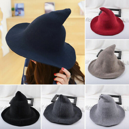 Modern Witch Hat From High Sheep Wool Halloween Party Witch Hats 2