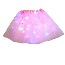 1PC Star Girl LED Light Up Tutu Glow Skirt Party Ballet Costume Birthday Gift Wedding Decoration Christmas