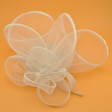 European Fascinator Hat Headwear 17 Colors Ladies Mesh Gauze Flower Fascinators Cocktail Horse Race Party Women Headwear