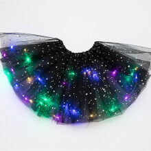 LED Light Girl Clothes Star Tutu Skirt Butterfly suit Princess Party Tulle Pettiskirt Child Ballet Dance Year Christmas