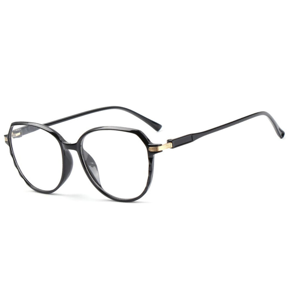 Round Printed Big Size Eyeglasses Women Men Reading Glasses Magnifier Diopter Presbyopic Reading Glasses +1.0~4.0