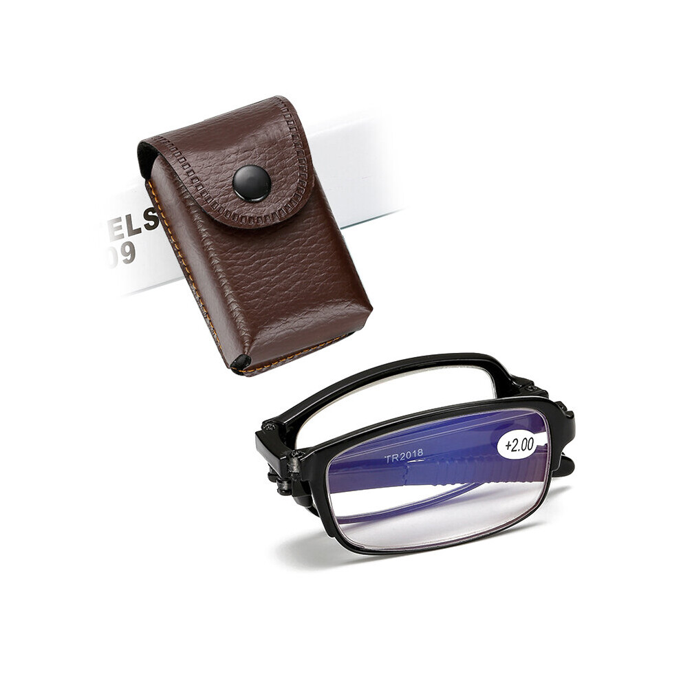 Multicoloured Reading Glasses Men Women Folding Small Glasses Frame Metal Glasses Mini Wallet Glasses Diopter 1.0-4.0