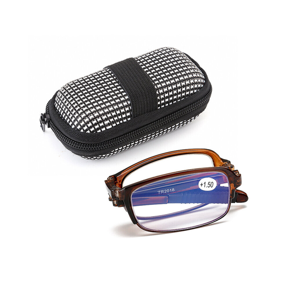 Multicoloured Reading Glasses Men Women Folding Small Glasses Frame Metal Glasses Mini Wallet Glasses Diopter 1.0-4.0