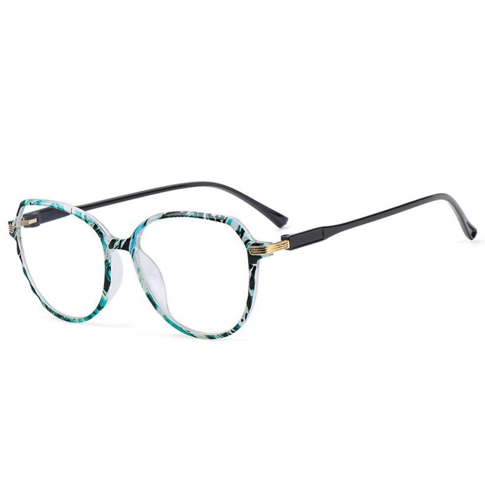 Round Printed Big Size Eyeglasses Women Men Reading Glasses Magnifier Diopter Presbyopic Reading Glasses +1.0~4.0