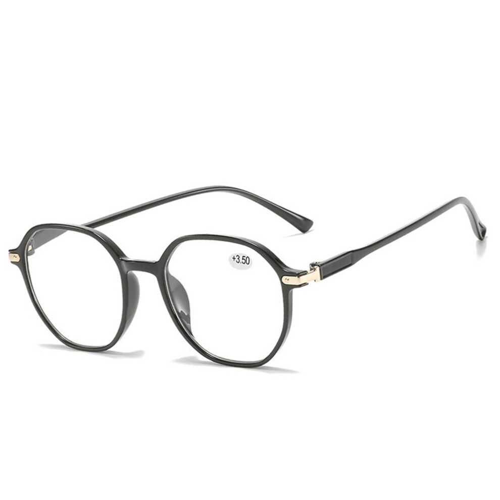 Round Printed Big Size Eyeglasses Women Men Reading Glasses Magnifier Diopter Presbyopic Reading Glasses +1.0~4.0